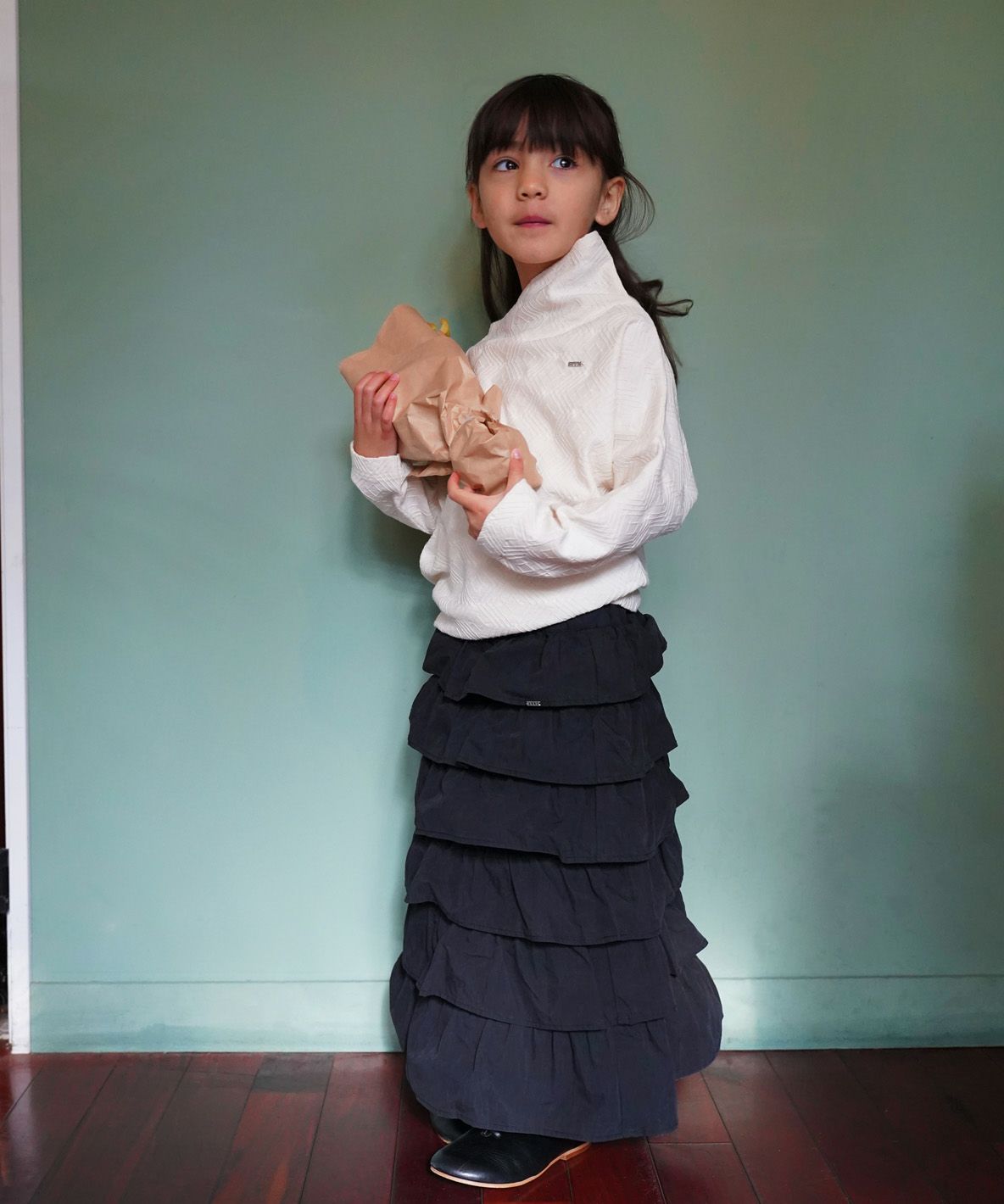 Tiered Long Skirt