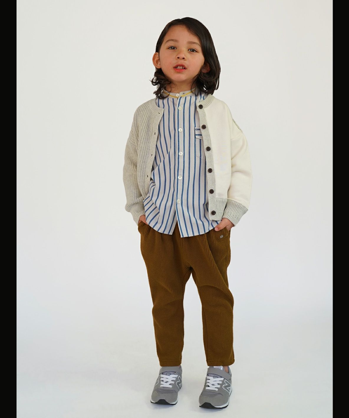 Wide well Knit Corduroy Pants