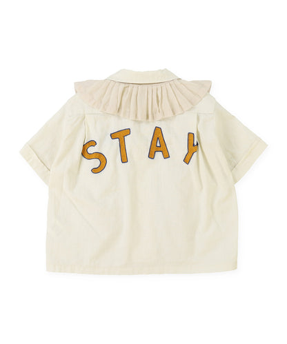 Frill Combination Shirt