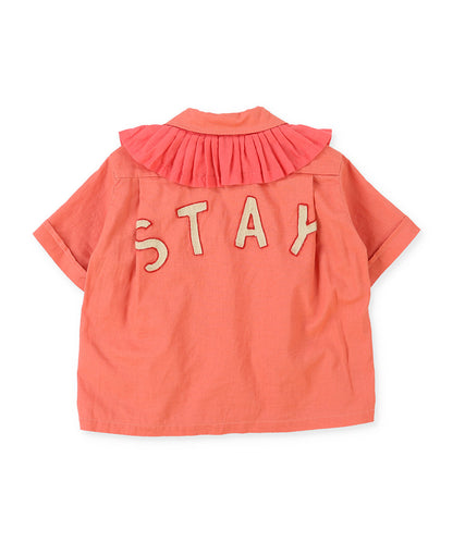 Frill Combination Shirt