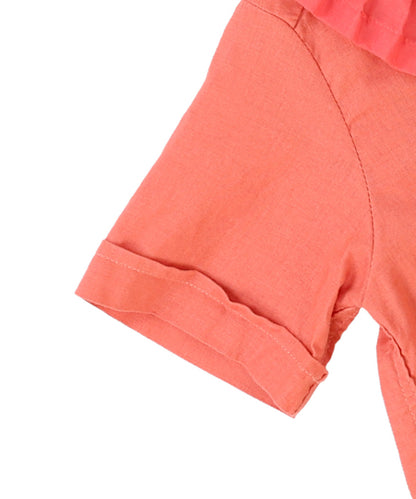 Frill Combination Shirt