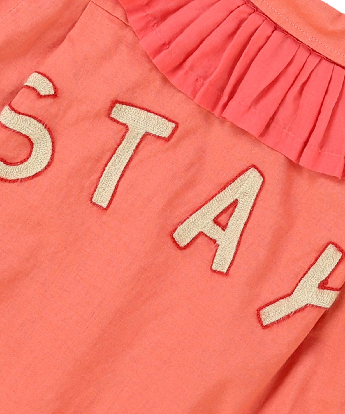 Frill Combination Shirt