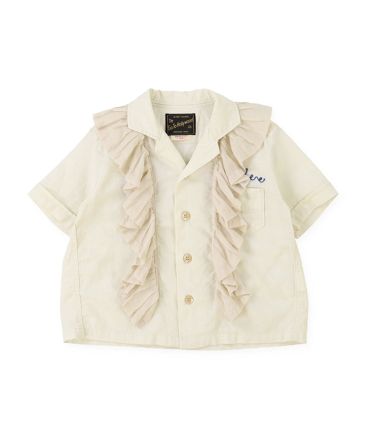 Frill Combination Shirt
