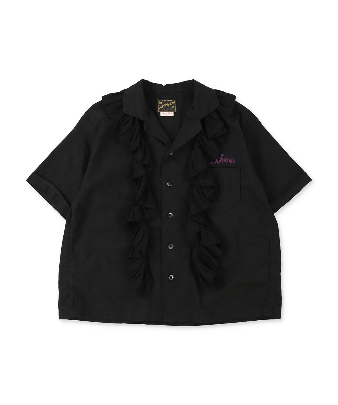Frill Combination Shirt