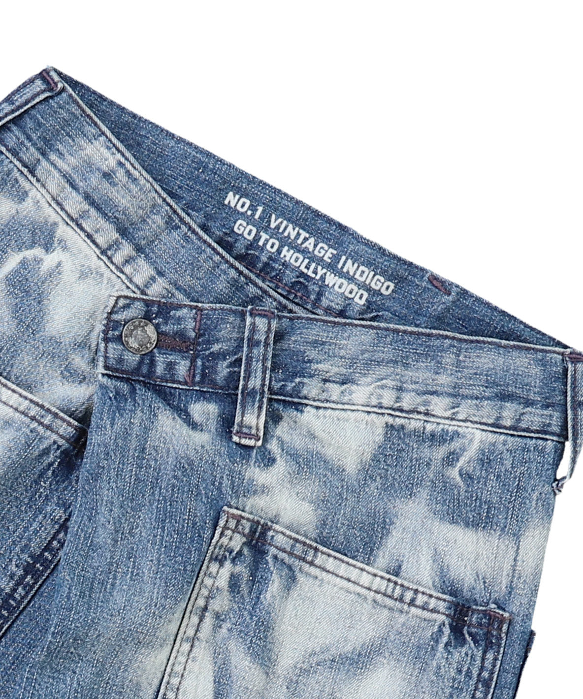 Work Denim Wrapped Pants