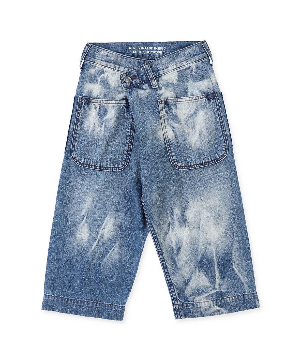 Work Denim Wrapped Pants