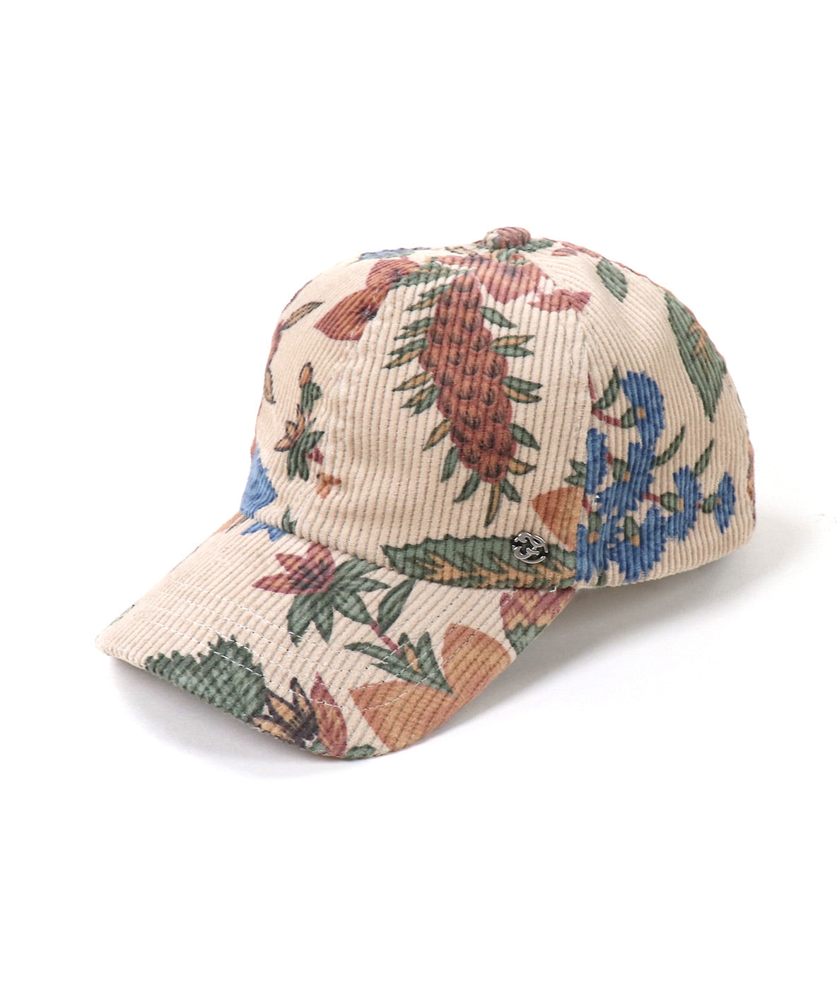 Botanical Print Corduroy CAP