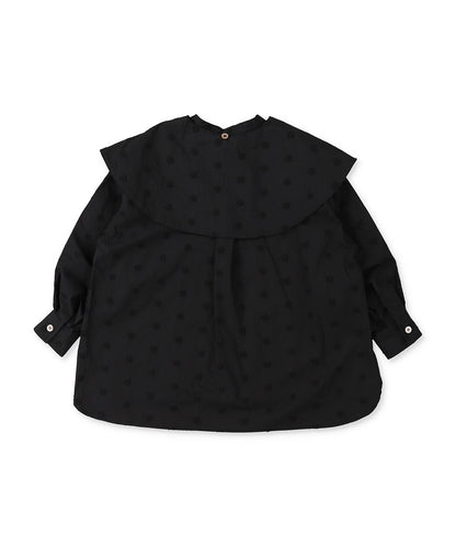 Floral Embroidery Collar Shirt