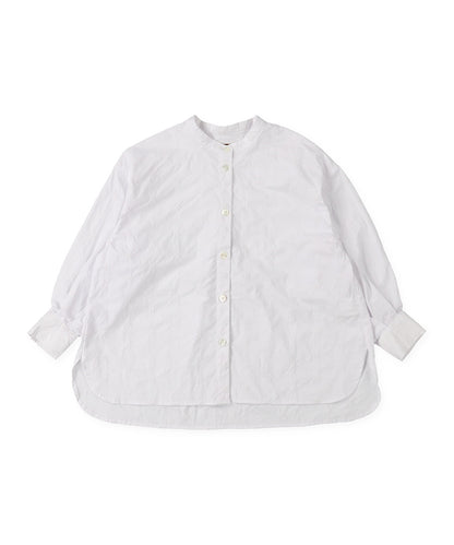 Floral Embroidery Collar Shirt