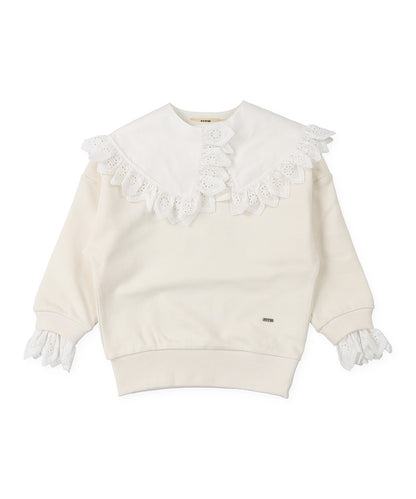 Smooth Fleece Collar Sweat Pullover
