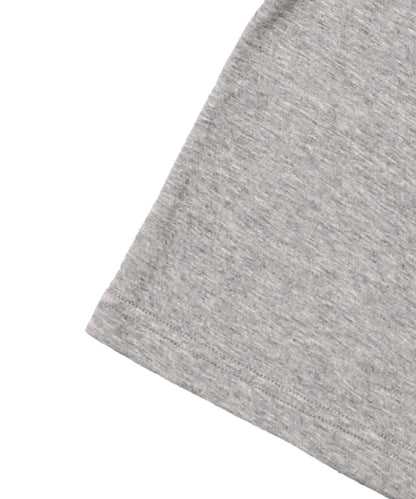 Feather Knit and Double Gauze Long Sleeve Tee