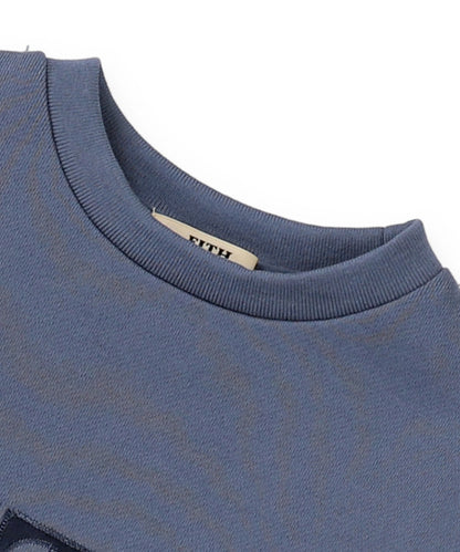 Smooth Fleece Logo Applique Sweat Pullover