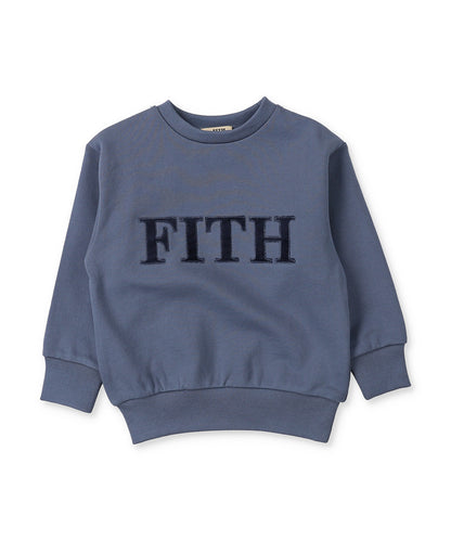 Smooth Fleece Logo Applique Sweat Pullover