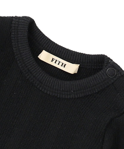 Baby Rib Knit Long Sleeve Tee