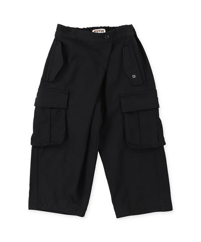 Satin Wrapped Cargo Pants