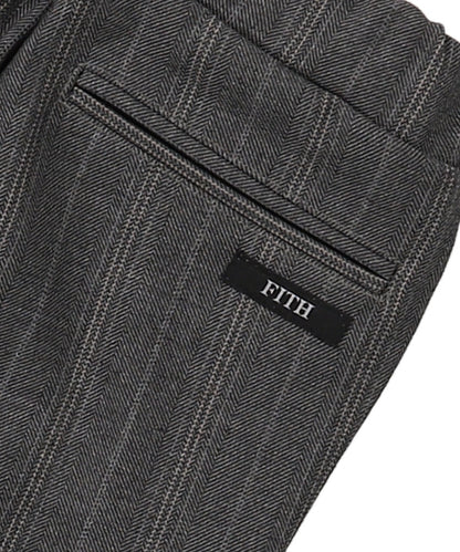 Cosmical Warm Striped Wool lining Pants