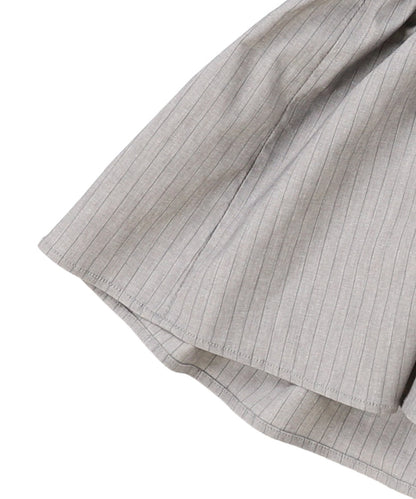 BACKLASH Linen Frill Blouse