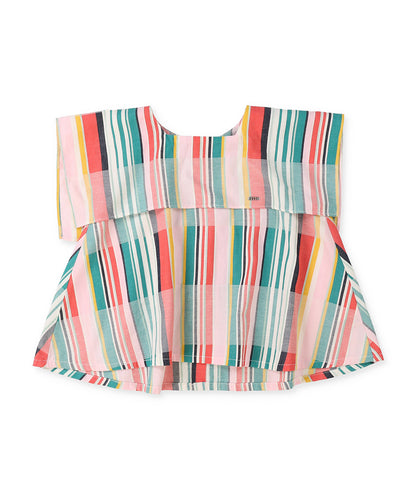 Dobby Striped Blouse