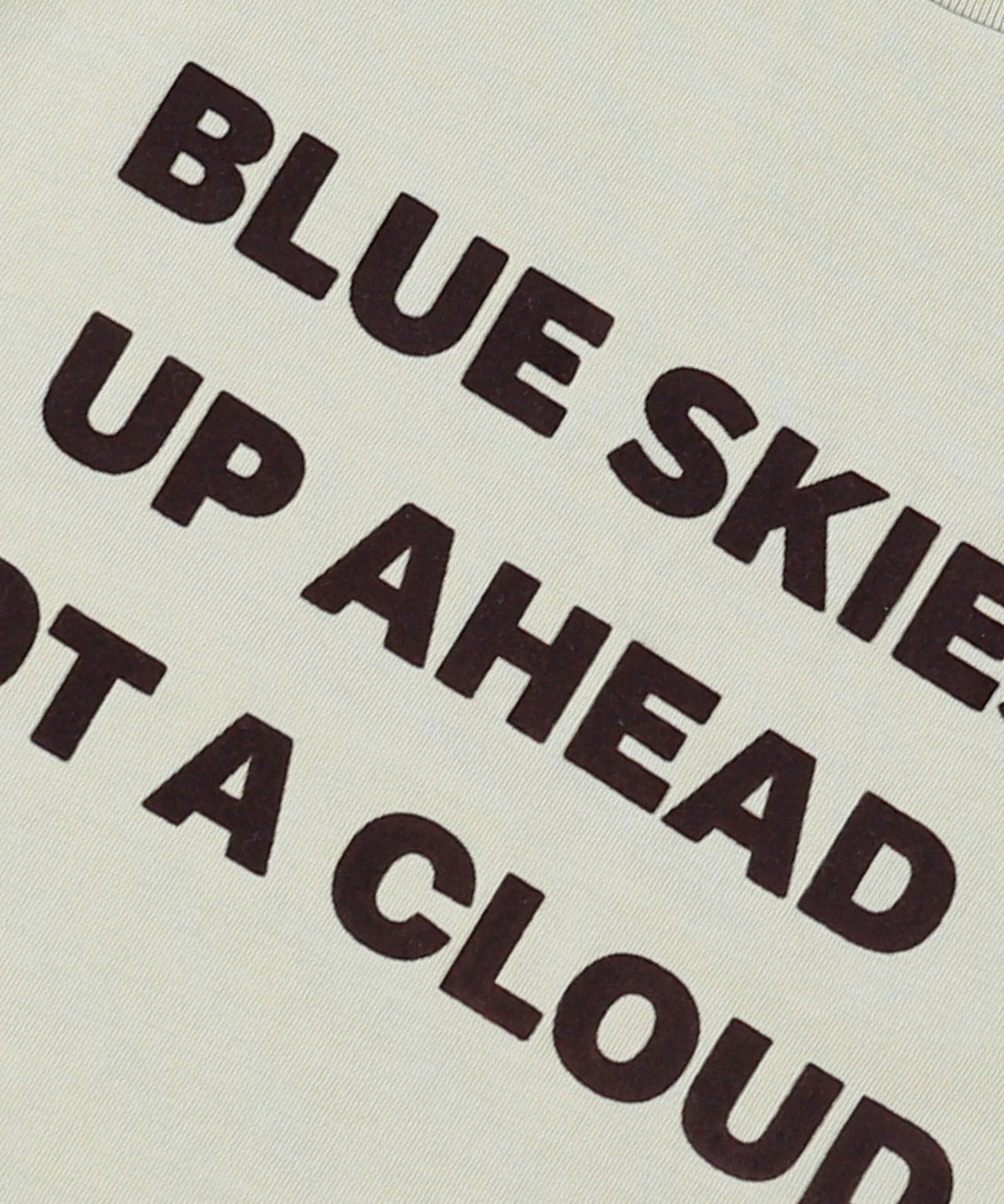 Smooth Cotton Jersey BLUE SKIES Tee