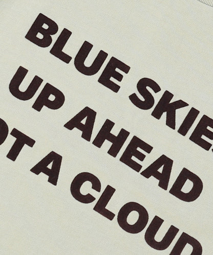 Smooth Cotton Jersey BLUE SKIES Tee