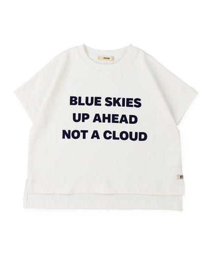 Smooth Cotton Jersey BLUE SKIES Tee