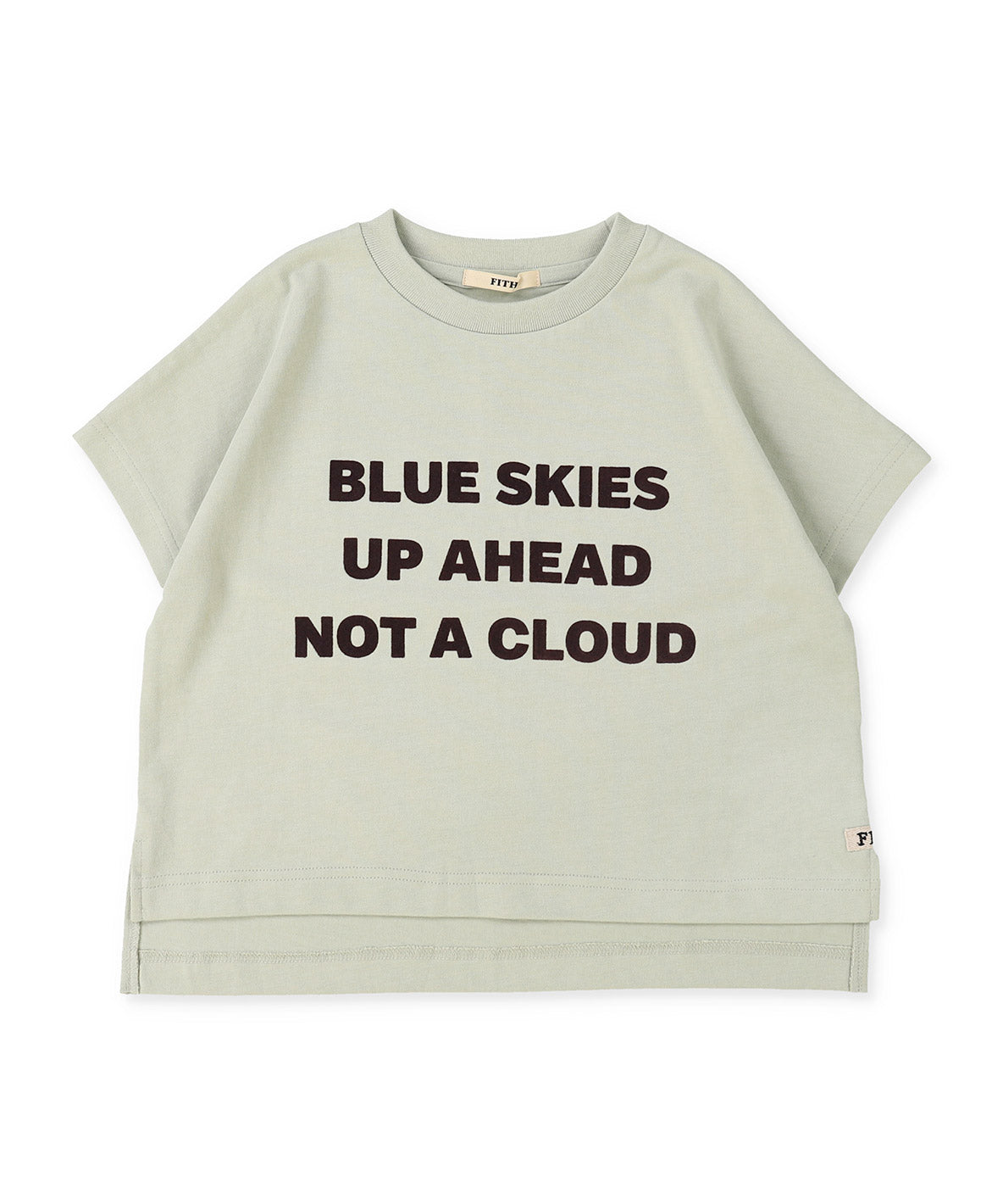 Smooth Cotton Jersey BLUE SKIES Tee