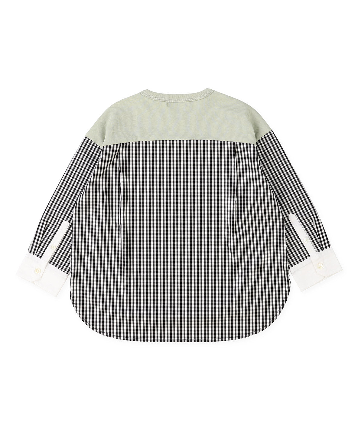 Smooth Cotton Jersey and Striped Long Sleeve Tee