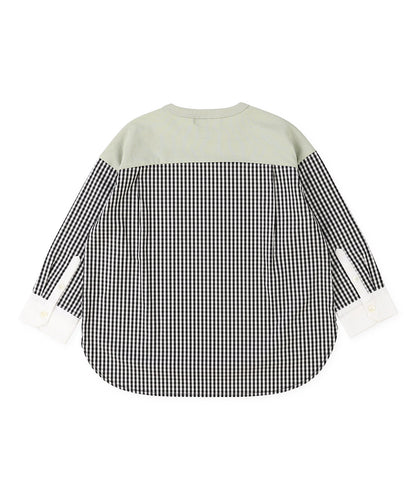 Smooth Cotton Jersey and Striped Long Sleeve Tee