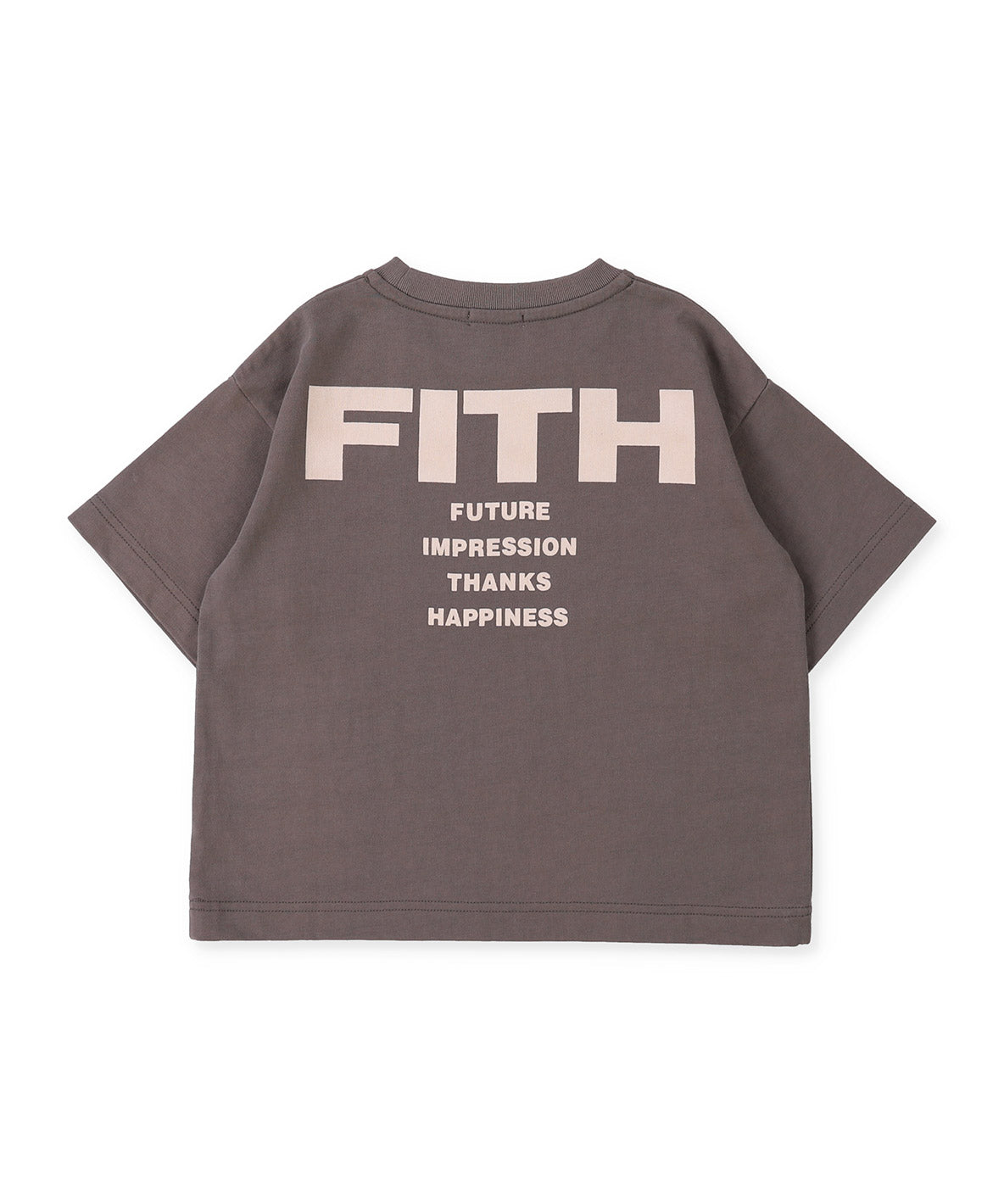 Smooth Cotton Jersey and Back Logo Tee