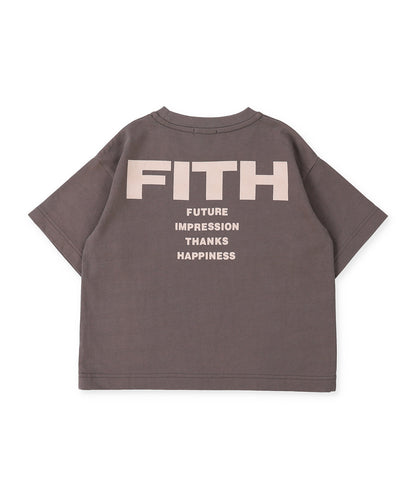 Smooth Cotton Jersey and Back Logo Tee