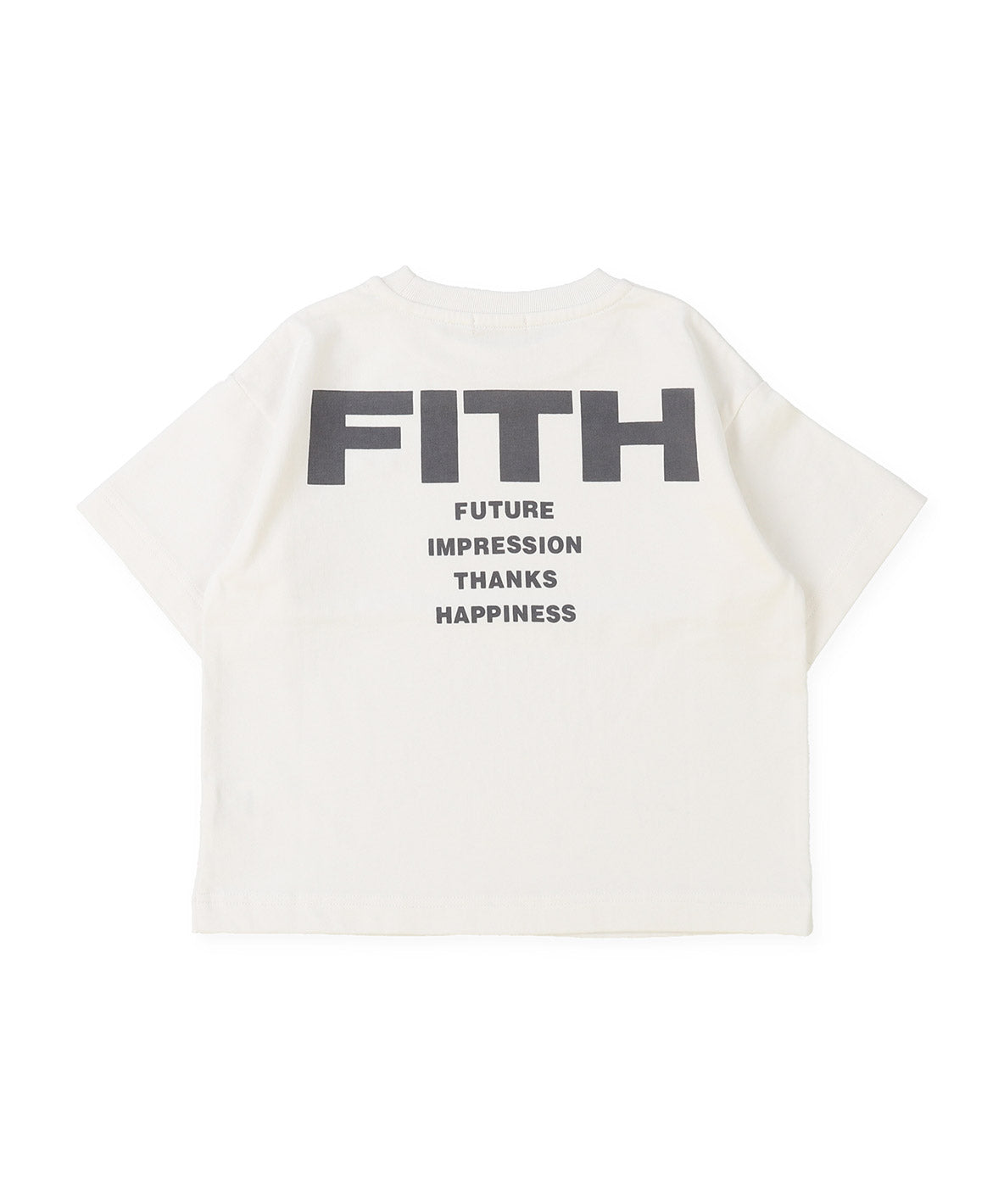 Smooth Cotton Jersey and Back Logo Tee