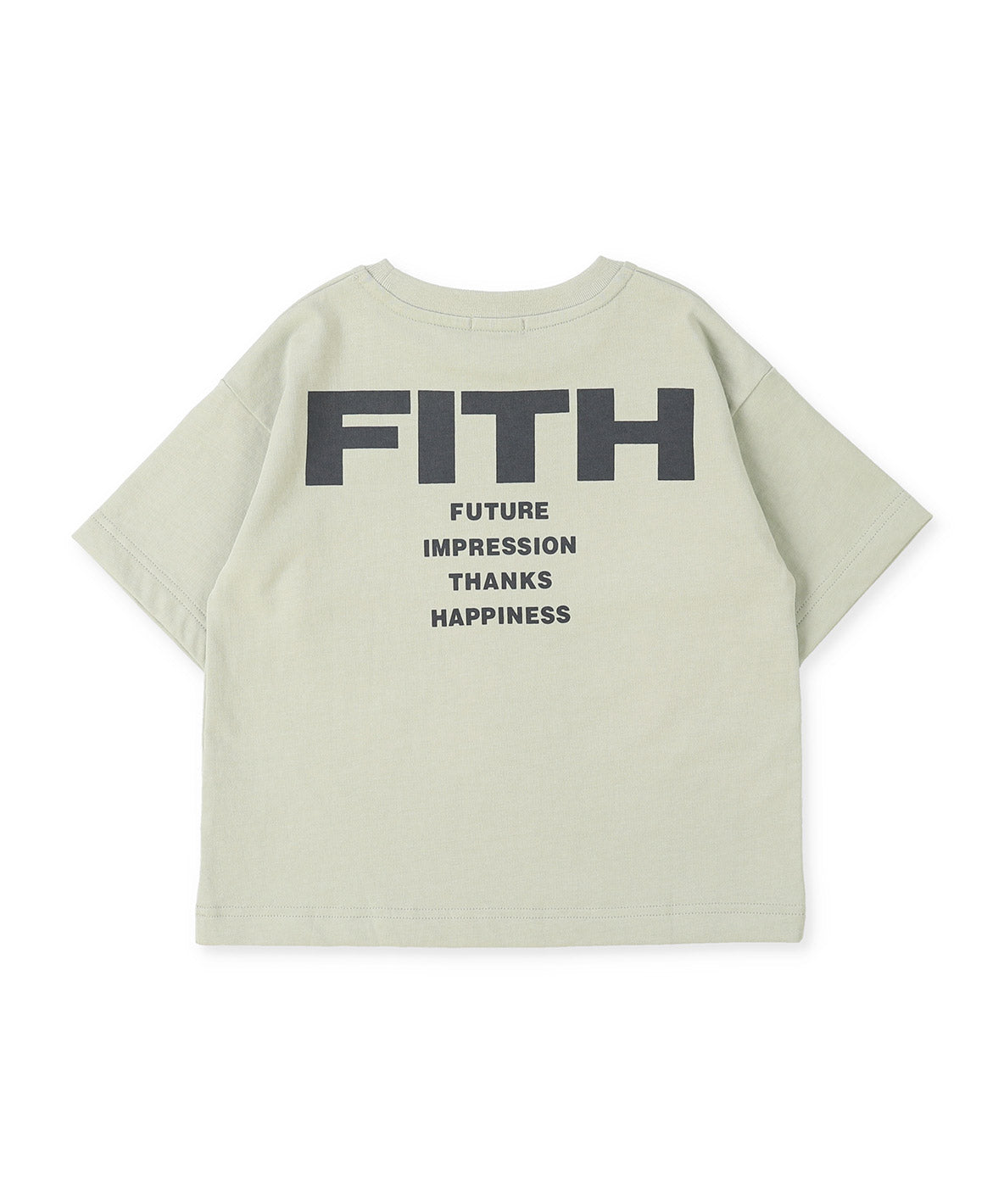 Smooth Cotton Jersey and Back Logo Tee