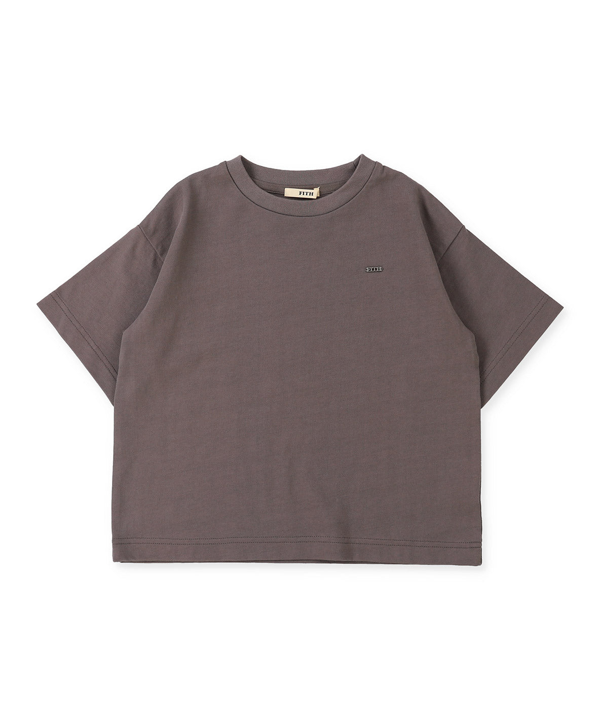 Smooth Cotton Jersey and Back Logo Tee