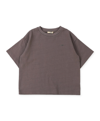 Smooth Cotton Jersey and Back Logo Tee