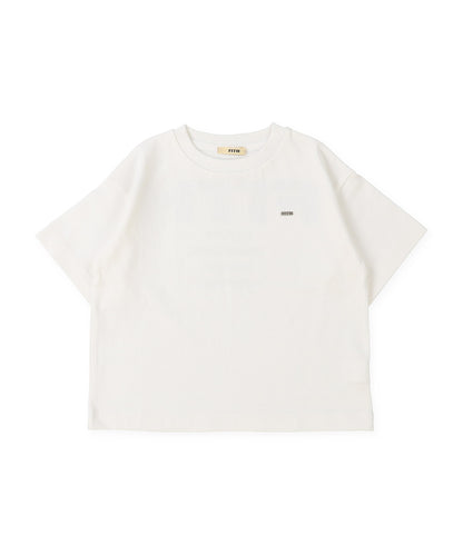 Smooth Cotton Jersey and Back Logo Tee