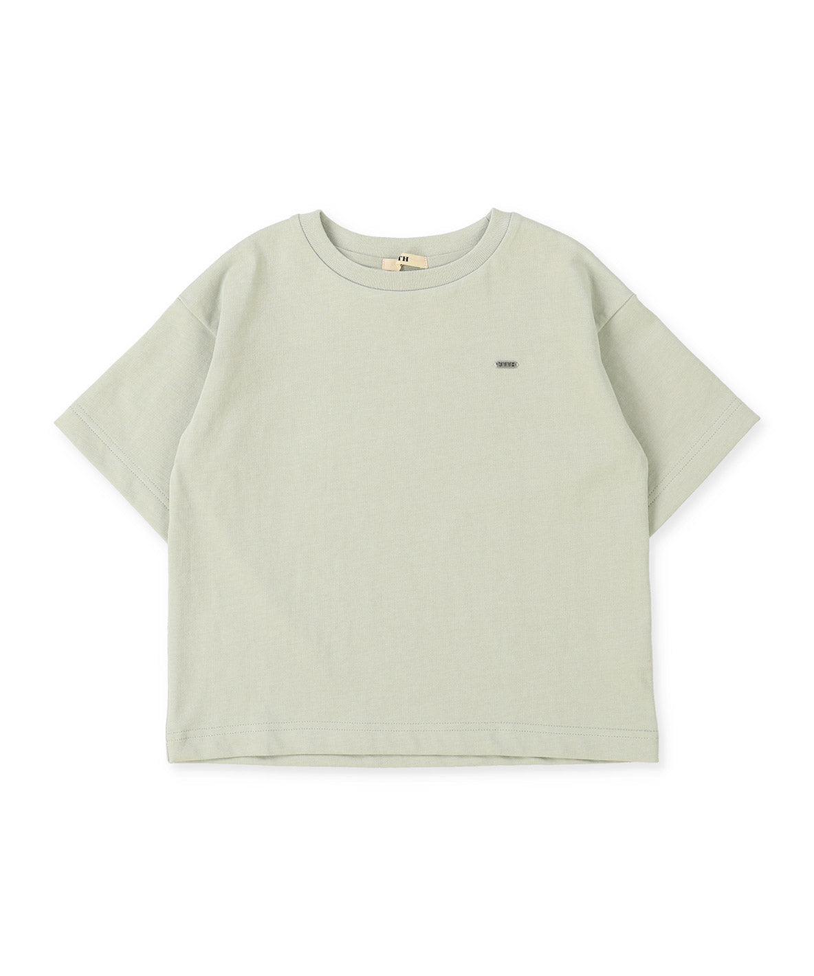 Smooth Cotton Jersey and Back Logo Tee