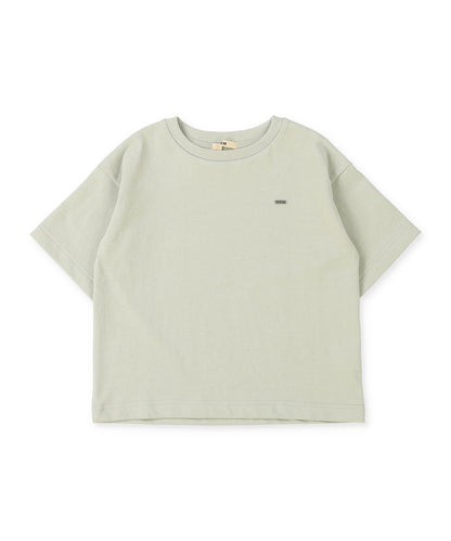 Smooth Cotton Jersey and Back Logo Tee