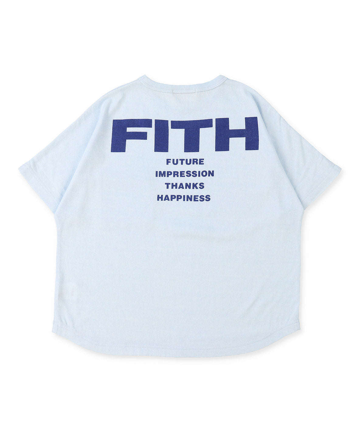 Tetoron Cotton Jersey Back Logo Tee