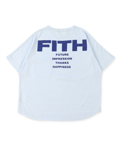 Tetoron Cotton Jersey Back Logo Tee