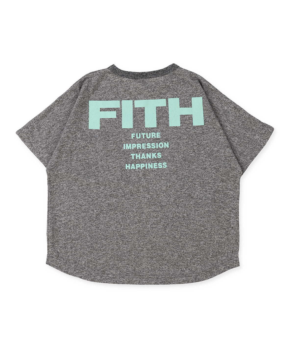 Tetoron Cotton Jersey Back Logo Tee
