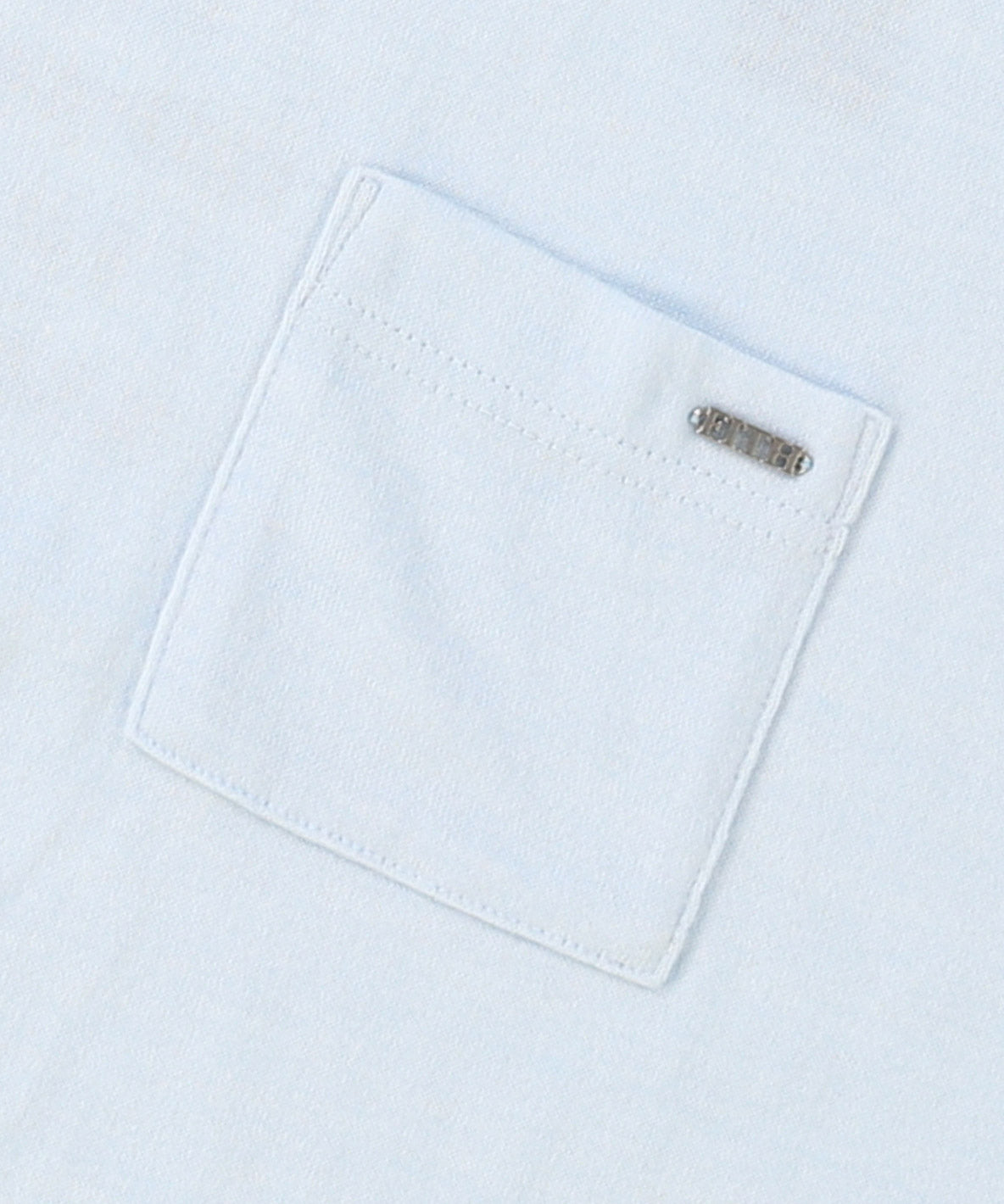 Tetoron Cotton Jersey Back Logo Tee