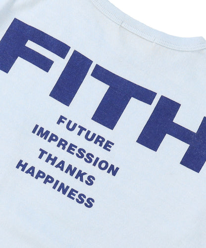 Tetoron Cotton Jersey Back Logo Tee