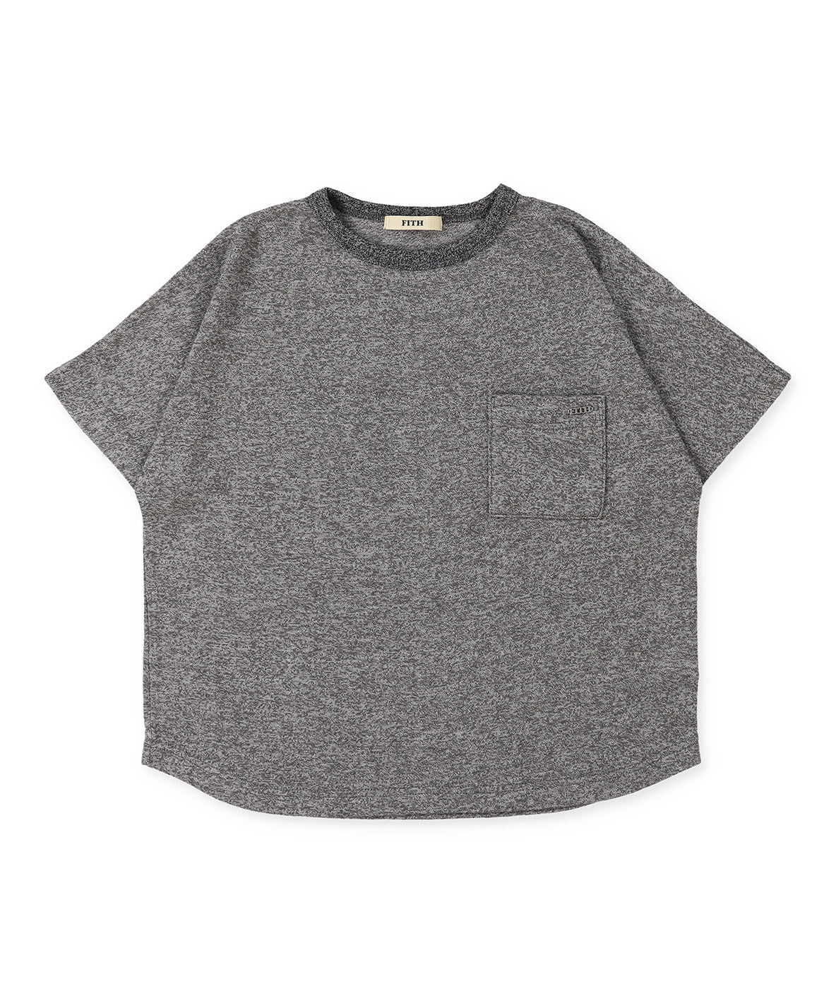 Tetoron Cotton Jersey Back Logo Tee