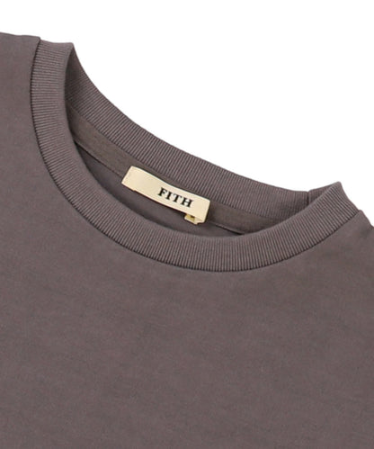 Smooth Cotton Jersey and Back Logo Dress