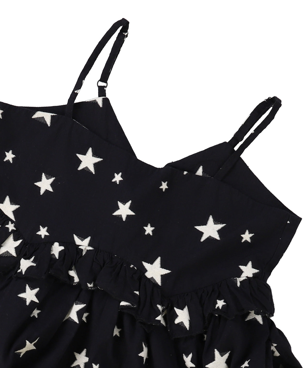 Star Jacquard Frill Dress
