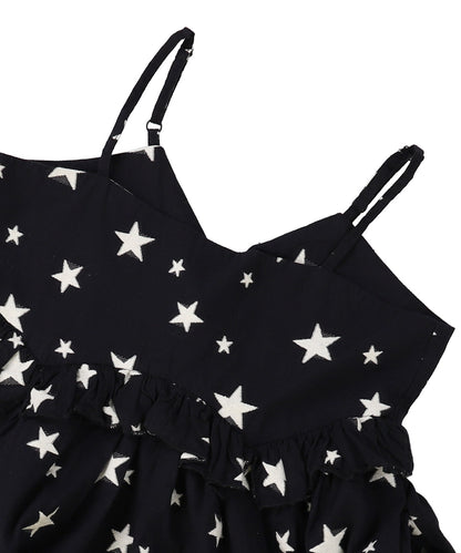 Star Jacquard Frill Dress