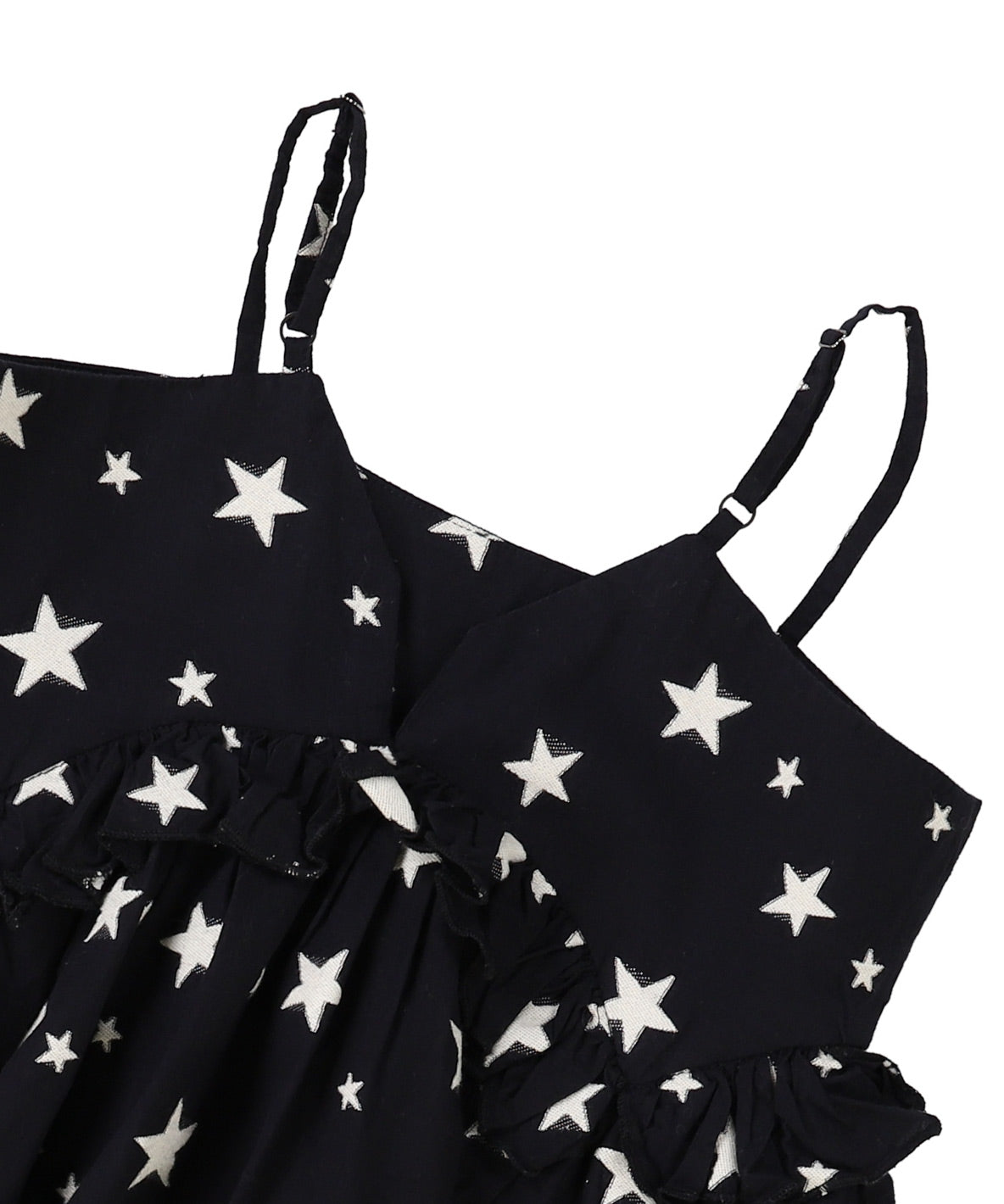 Star Jacquard Frill Dress