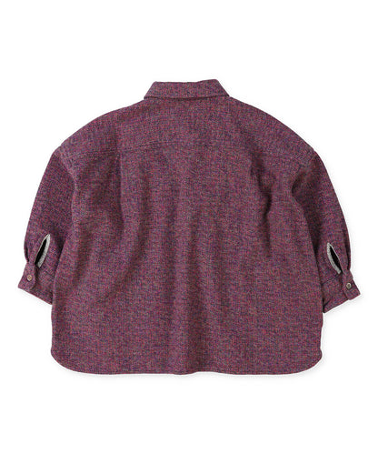 Tweed Cotton Melange Shirt(LADIES)