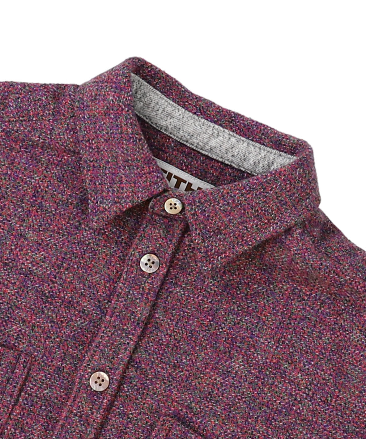 Tweed Cotton Melange Shirt(LADIES)