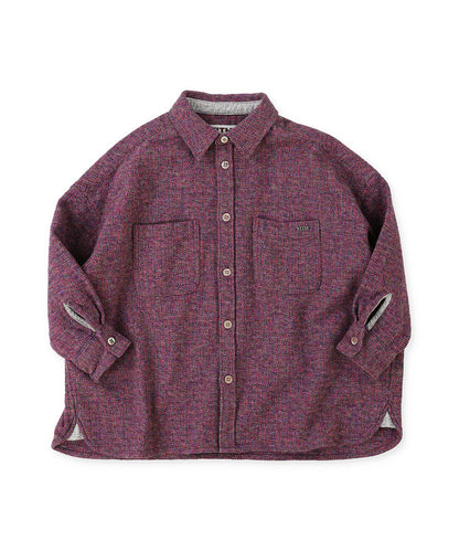 Tweed Cotton Melange Shirt(LADIES)